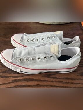 Classic Converse Slips Sneakers in Light Blue - W10/M8